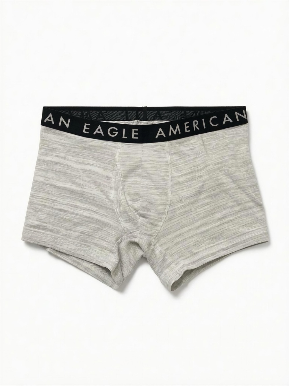 American Eagle Outfitters Gray Heather Boxer Briefs with Branded Waistband